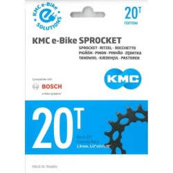 Gearhjul KMC E-bike 20t Bosch gen 2 CrMo Sort 1/2x3/32-1/2x11/128" BSFB5020  3500km+
