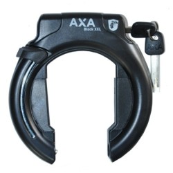 Lås AXA XXL bred Sort u/bolte (10) På hængerkort m. plug-in. Passer m. kædelås 587-130