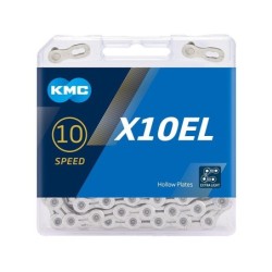 Kæde KMC X10EL 114L æske Sølv 10 speed light (5) BX10ELN14