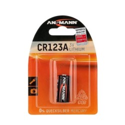 Element / Batteri ANSMANN (12) CR123A 3V 1400mAh (1 stk. blister) Alkaline