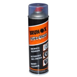 Brunox Turbo-Clean 500ml, bremserens renser kæde, cassetter mm. Fortrænger fugt. (6)Forebygger pibende bremser