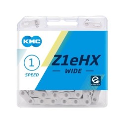 Kæde KMC 1/2x 1/8 Z1eHX Wide Silver 112L (1/60) E-BIKE