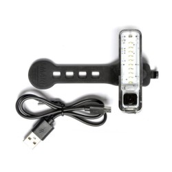 Lygte SMART Acrux  Front 7 Micro LED med USB kabel RL325WW-USB strop holder