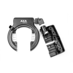 Batterilås AXA Solid Plus E-bike Yamaha, til bagagebære Inkl. 2 nøgler. Anti-borecylinder & hærdet stålbøjle