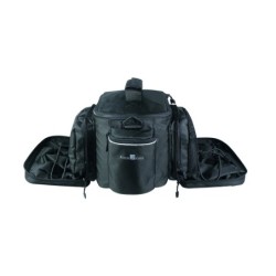 Klickfix Rackpack Sport Plus Trunk bag (sort).  Uniklip II. Med skjulte sidetasker der kan foides  ud. Vol. 18 L, max bæreevne 6